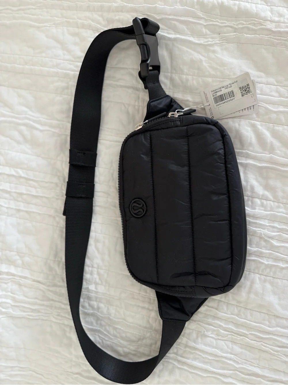 lululemon athletica Black Puffer Belt Bag
